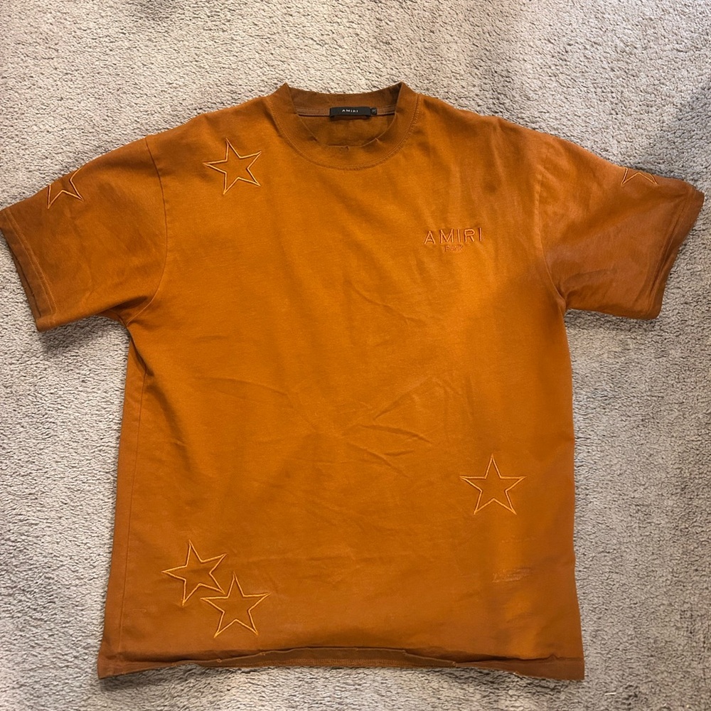 Amiri Orange Star T-Shirt